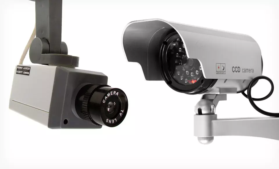 Adjustable or Rotating Decoy Security Cameras - Primary Image