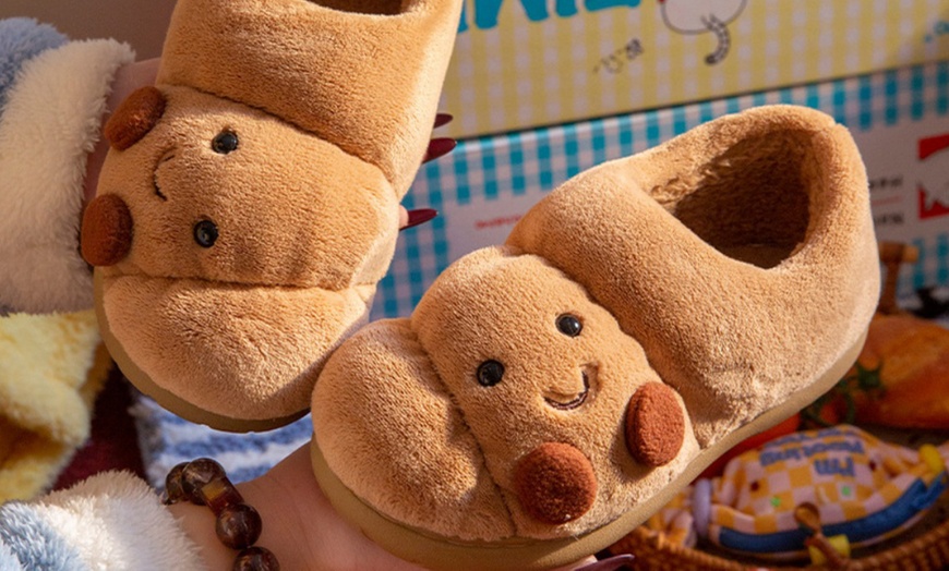 Image 3: Cosy Unisex Home Slippers with Non-Slip EVA Sole