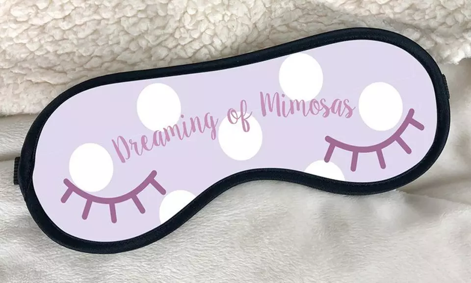 Personalized eye masks for a perfect sleep