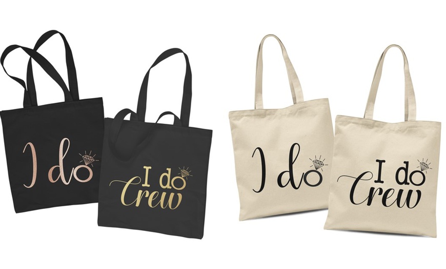 Image 2: I Do Tote Bag Set