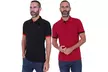 2 poloshirts voor heren van Blu Apparel in kleur naar keuze - Second Medium