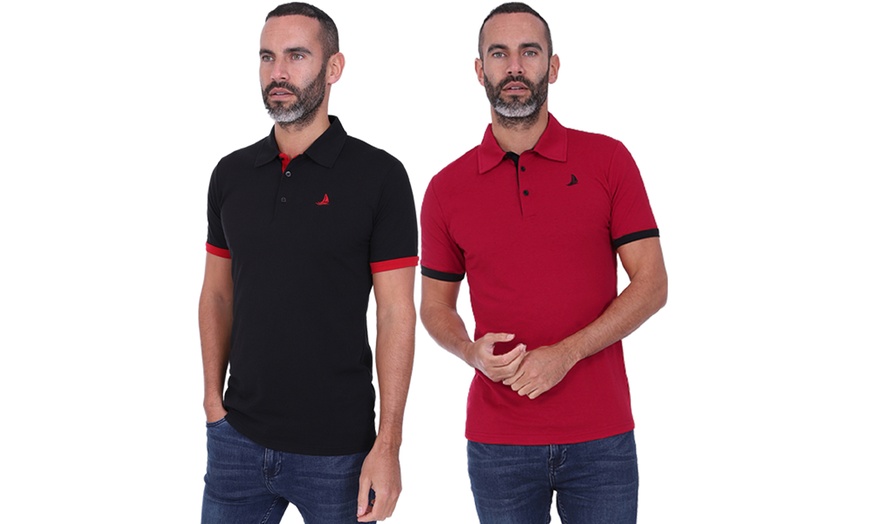 Image 4: 2 poloshirts voor heren van Blu Apparel