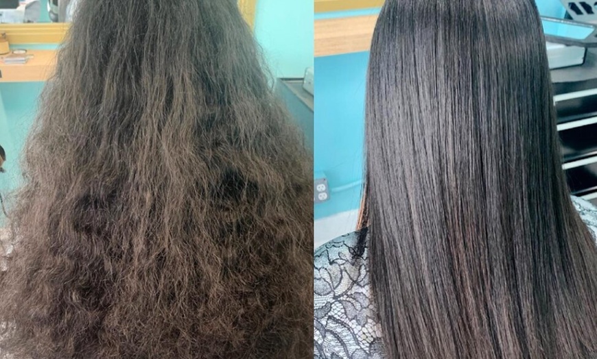 Image 2: Up to 55% Off Keratin or Japanese Straightening
