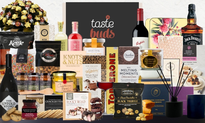 Image 1: Spend $10 and Get 40% Off ANY Hampers on Tastebuds Site!