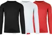 3-Pack Men's Moisture Wicking Long Sleeve Peformance Tagless Tee (Sizes, S-2XL) - Second Medium