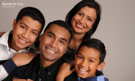 Family Photoshoot With 8'' x 6'' Print at Barrett & Coe studios - Barrett & Coe