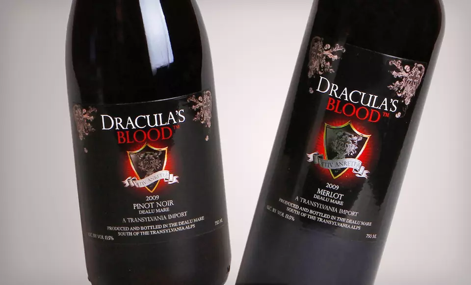 $49.99 for a Vampire Vineyards Dracula's Blood Six-Bottle Wine Bundle ($102.32 List Price). Shipping Included. - Second Medium
