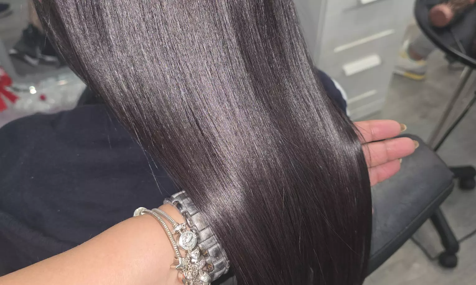 Alisado de queratina con corte de puntas para 1 persona