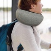 Image 1: Memory Foam Neck-Support Travel Pillow
