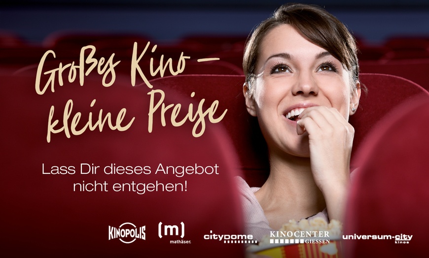 Image 2: Kinoticket für alle 2D-Filme inkl. Filmzuschlag und Überlänge