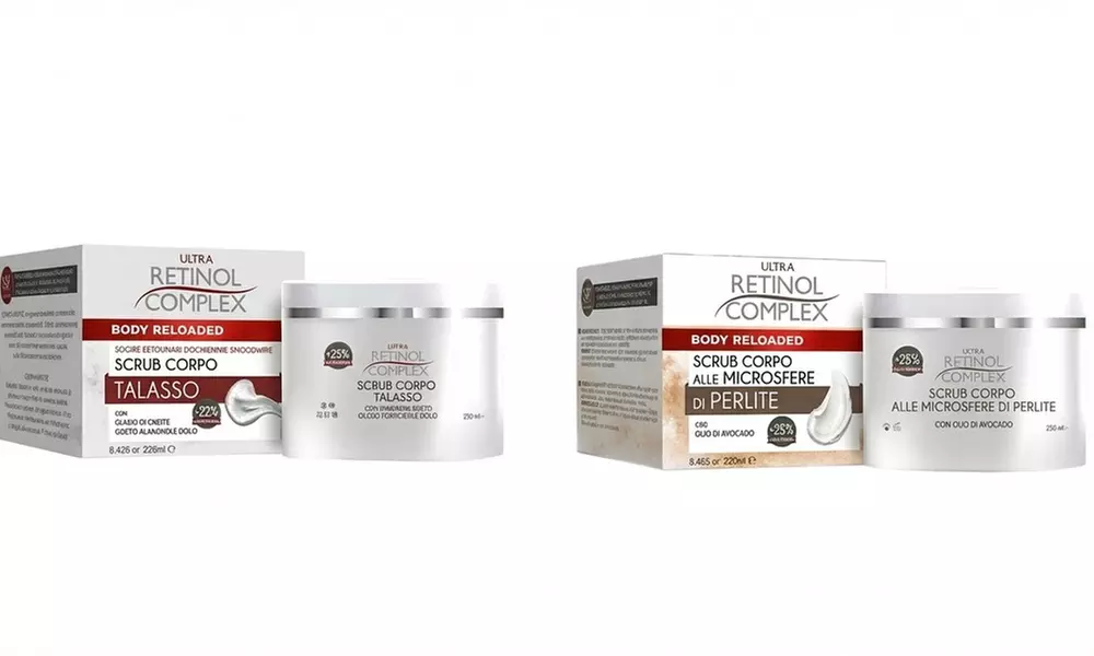 2 confezioni di scrub corpo Retinol Complex