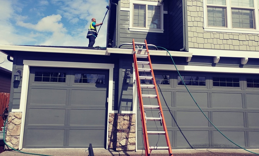 Image 2: Professional Gutter Cleaning for 1- or 2-Story