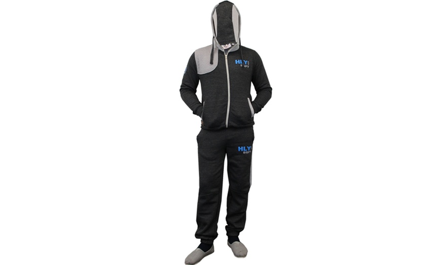 Image 23: Men's Two-Piece Tracksuit Set