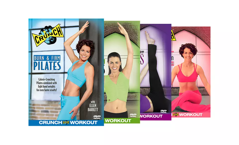 Crunch 4-DVD Complete Pilates Workout Set - Primary Image