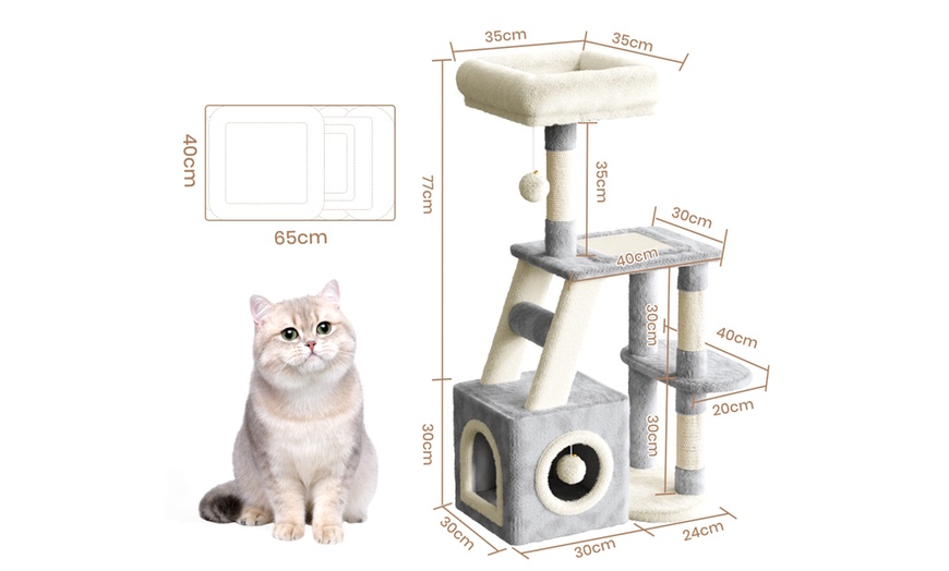 Image 6: Mehrschichtiger Katzen-Kratzbaum