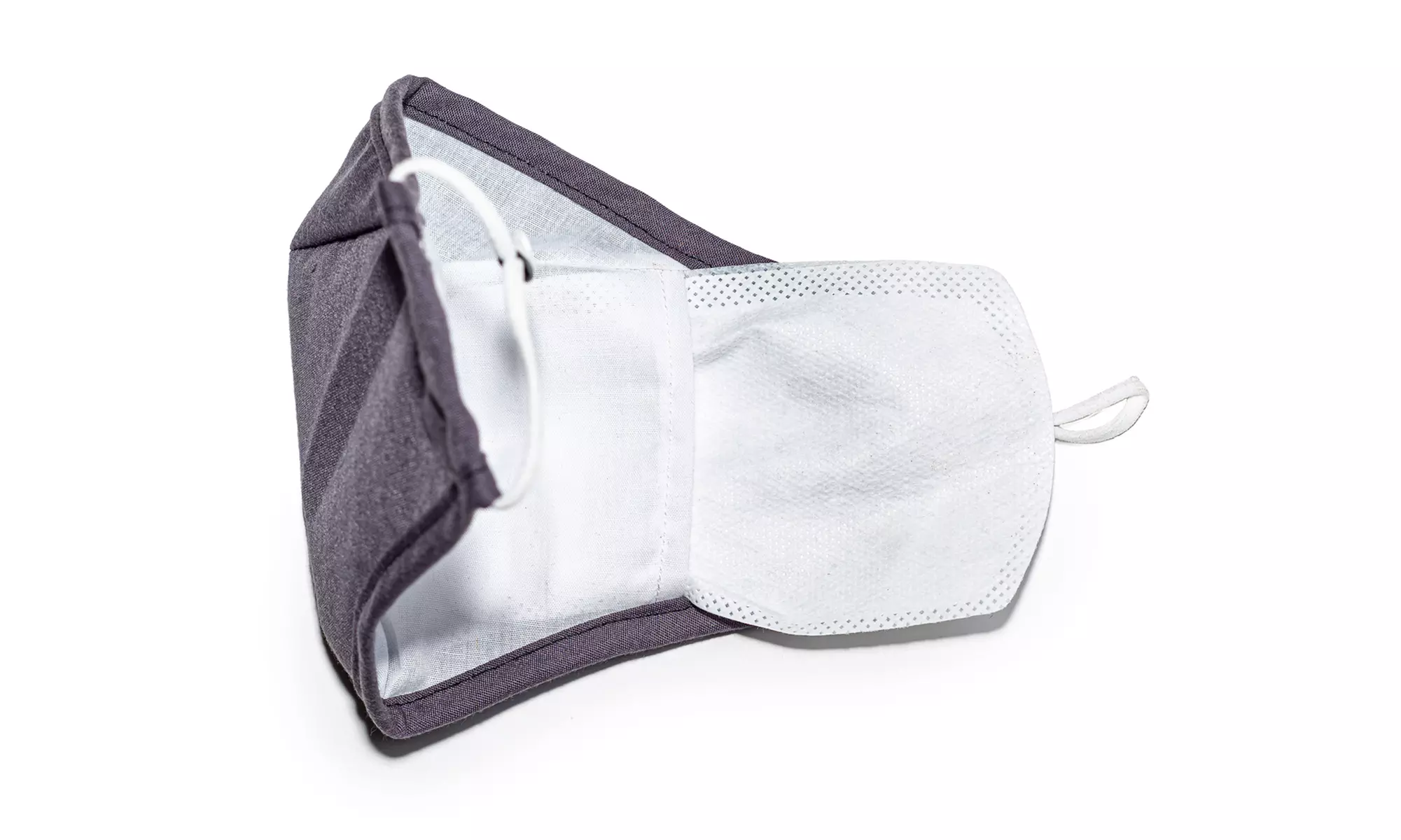 Woven Reusable Face Mask (3-6-12 Pack) w/Filters and Adjustable Ear Loops