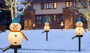 Snowman Solar Light