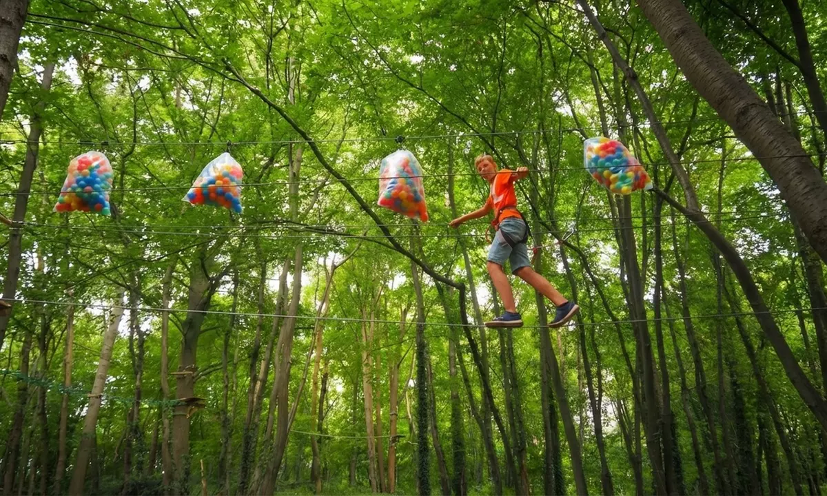 Aventure en plein air : accrobranche & activités dès 2 ans