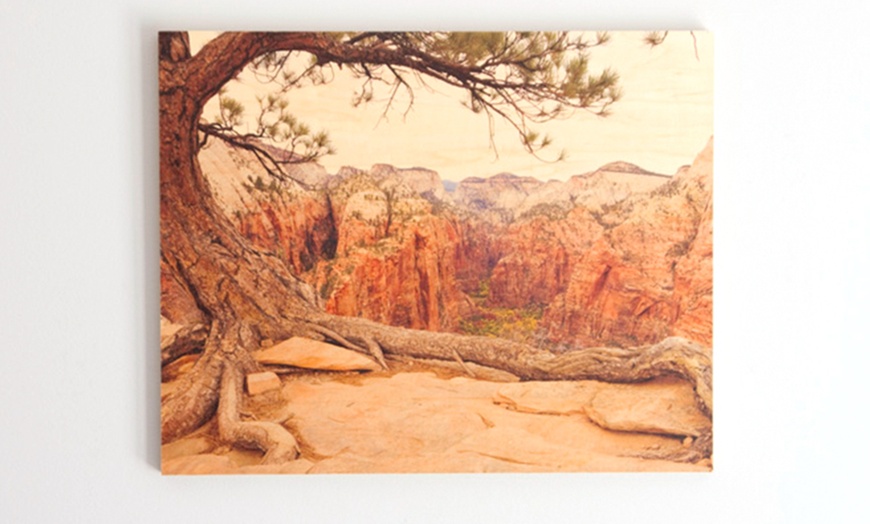 National Park Print on Wood | Groupon Goods