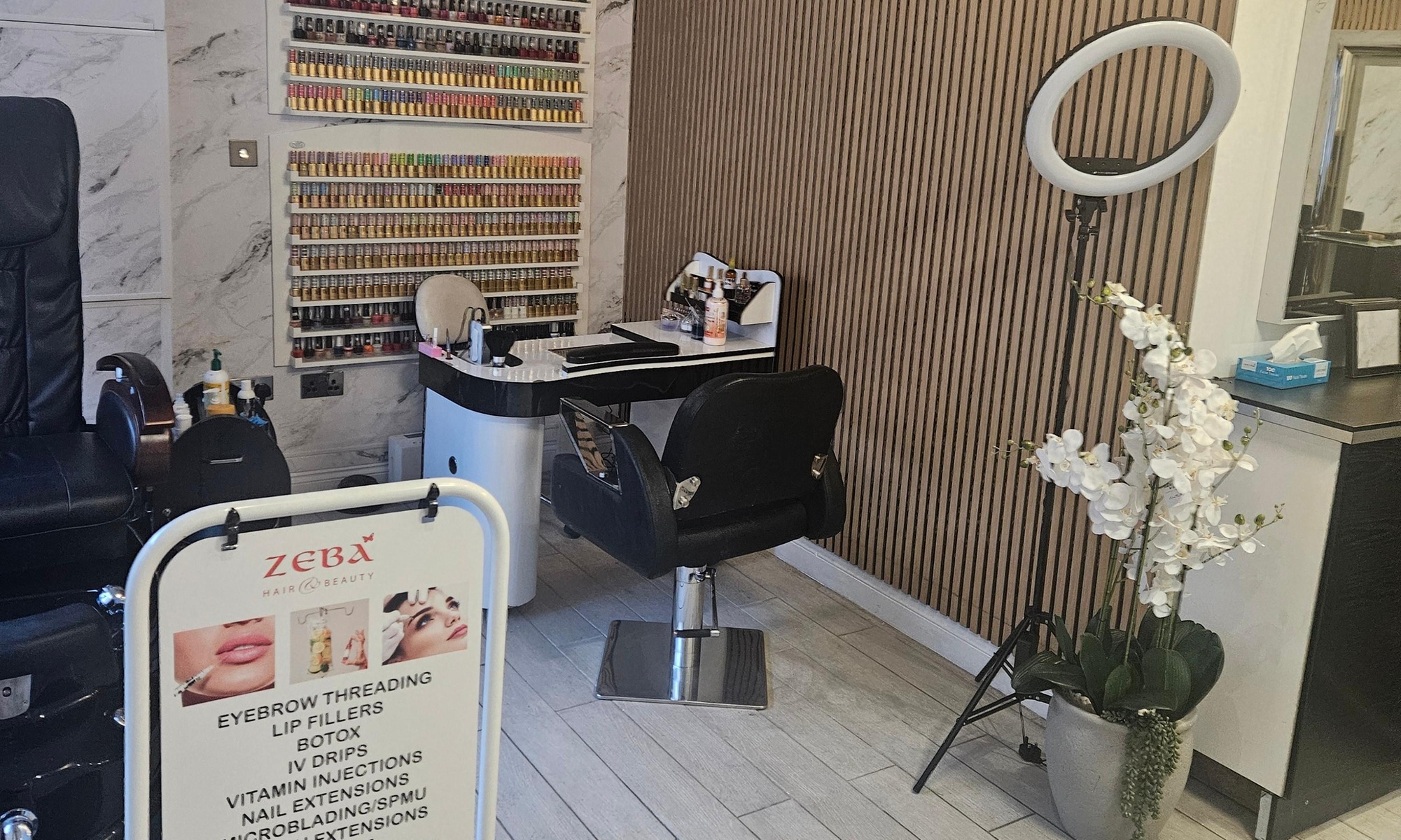 Get Shellac Manicure & Pedicure or Acrylic Nail Extensions w/ Pedicure