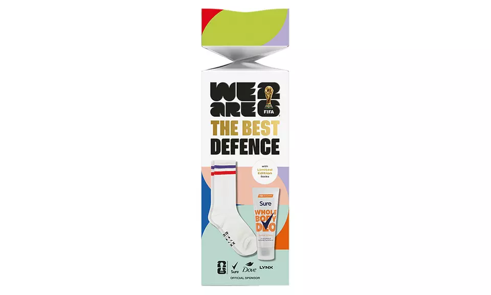 The Best Defence FiFA Gift Mens Whole Body Deodorant & Socks Gift Set