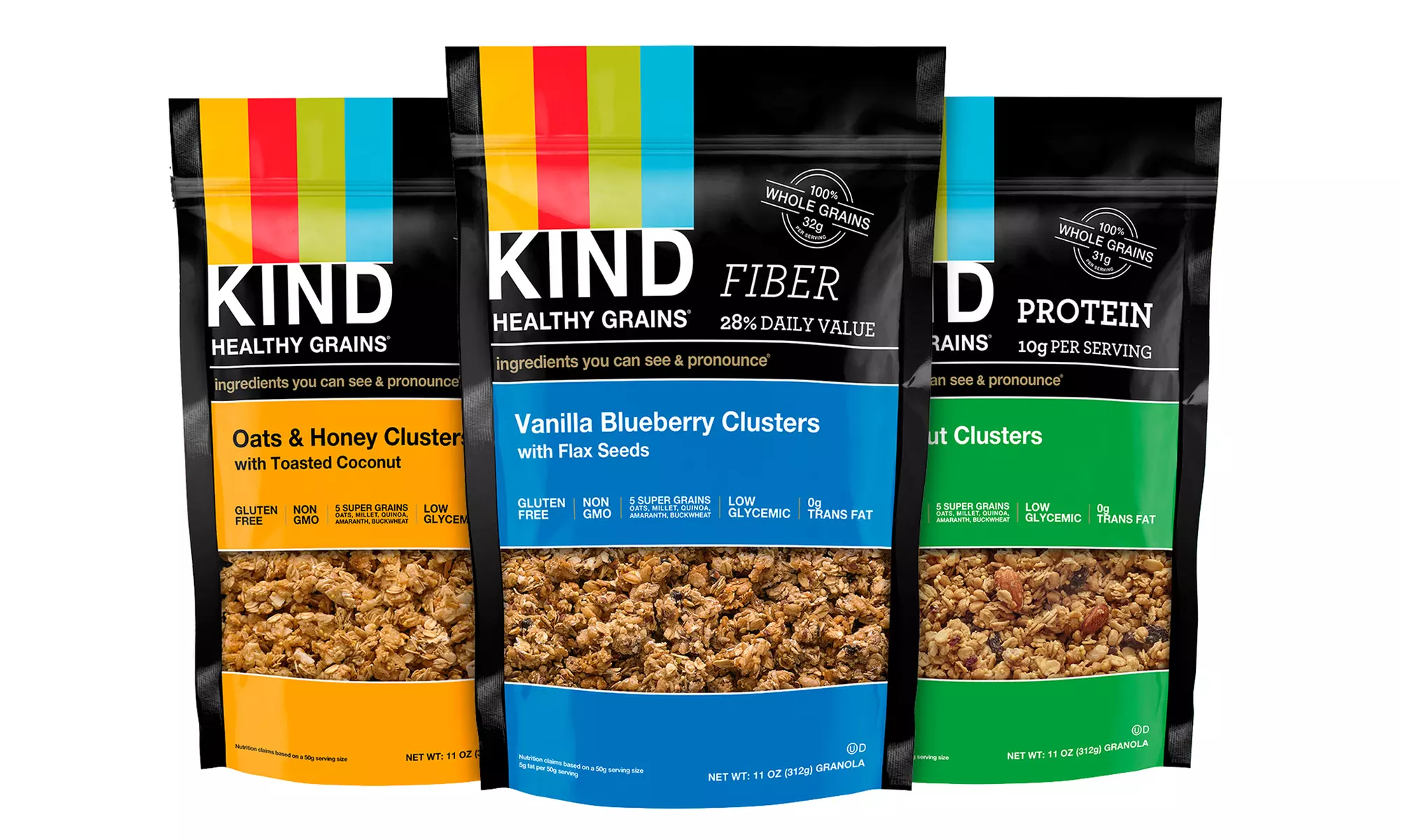 Kind Bar Clusters Variety Pack (6-Pack) - Primary Image