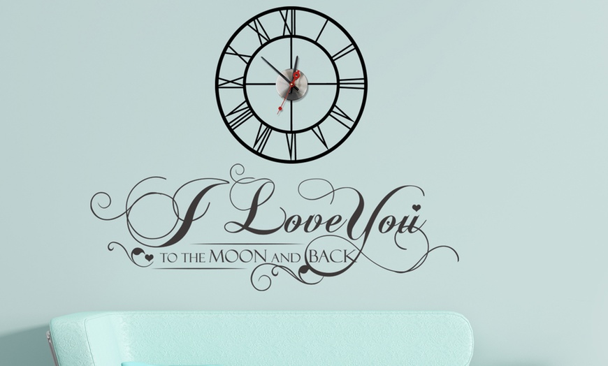 Image 4: "I Love You" Quote Wall Sticker