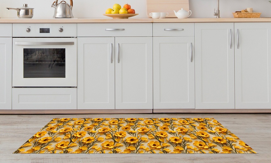 Image 15: Italian PVC Kitchen Runner