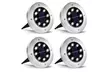 4/8/12 Pack LED Solar Ground Lights Outdoor Waterproof In-Ground Disk Lights - Image 4