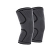 Image 3: 2 Pack Nylon Compression Knee Brace for Running Workout