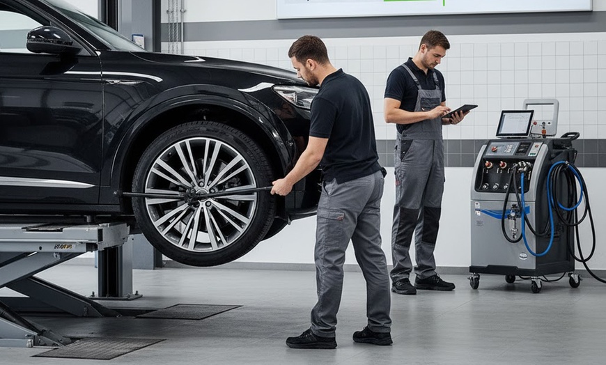 Image 1: Radwechsel für 4 Räder bis oder ab 18 Zoll / Klimaanlagen-Inspektion