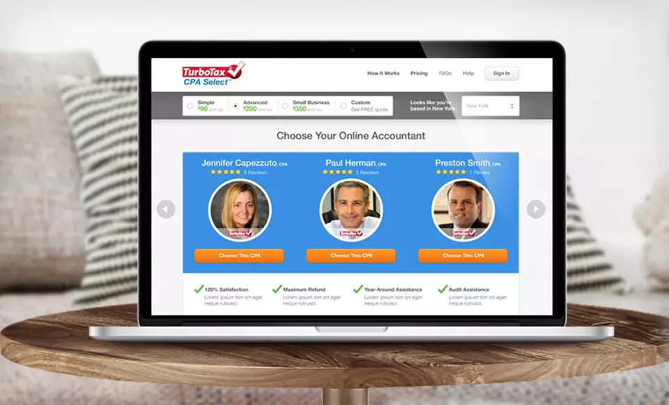 Intuit TurboTax CPA Select Simple Plan or Advanced Plan (Up to 44% Off) - Second Medium