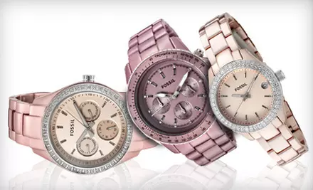 $59 for a Women's Fossil Stella Aluminum Watch (Up to $135 Value). Nine Styles Available.  - Primary Image