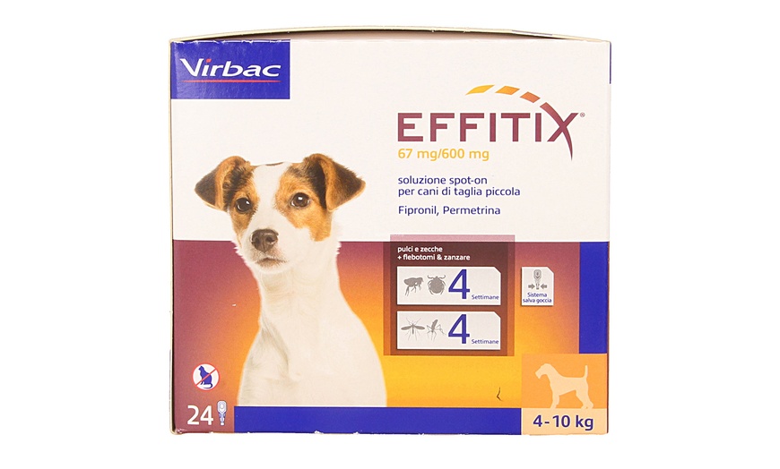 Image 3: 24 pipette antiparassitarie Virbac Effitix Spot On per cani