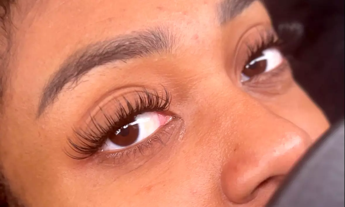 Enjoy Full Set of Classic Eyelash or Light Volume Extensions
