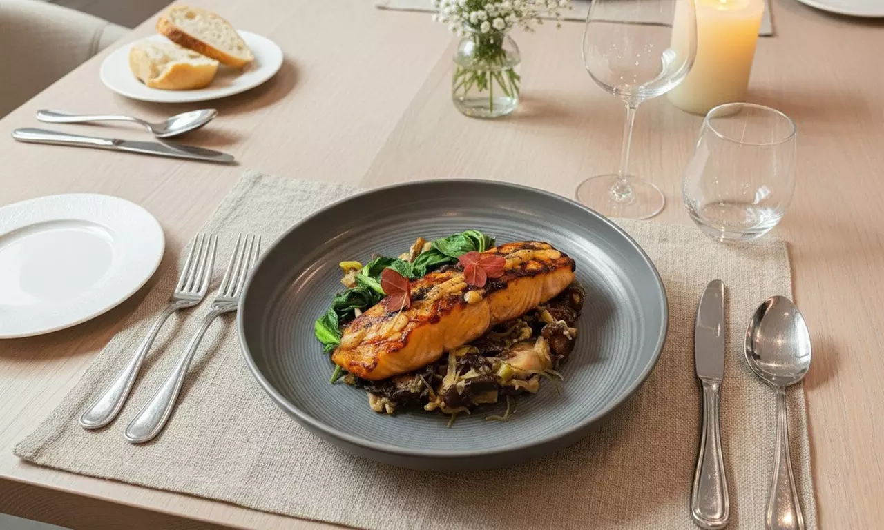 Menu gastronomique en duo avec L'Amandier de Mougins