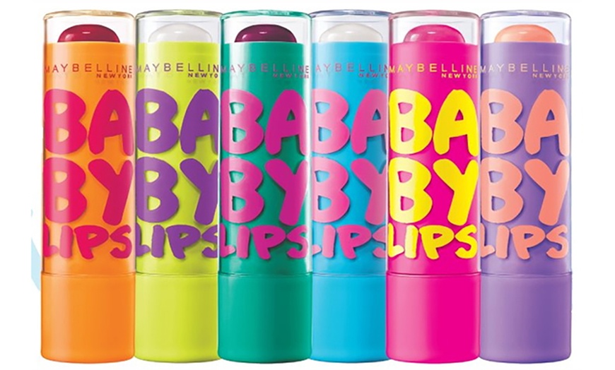 Image 1: Maybelline Lip Balms Set