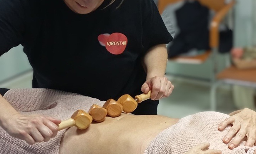 Image 2: Bono de 3, 6 o 9 sesiones de 1 hora/sesión de maderoterapia corporal