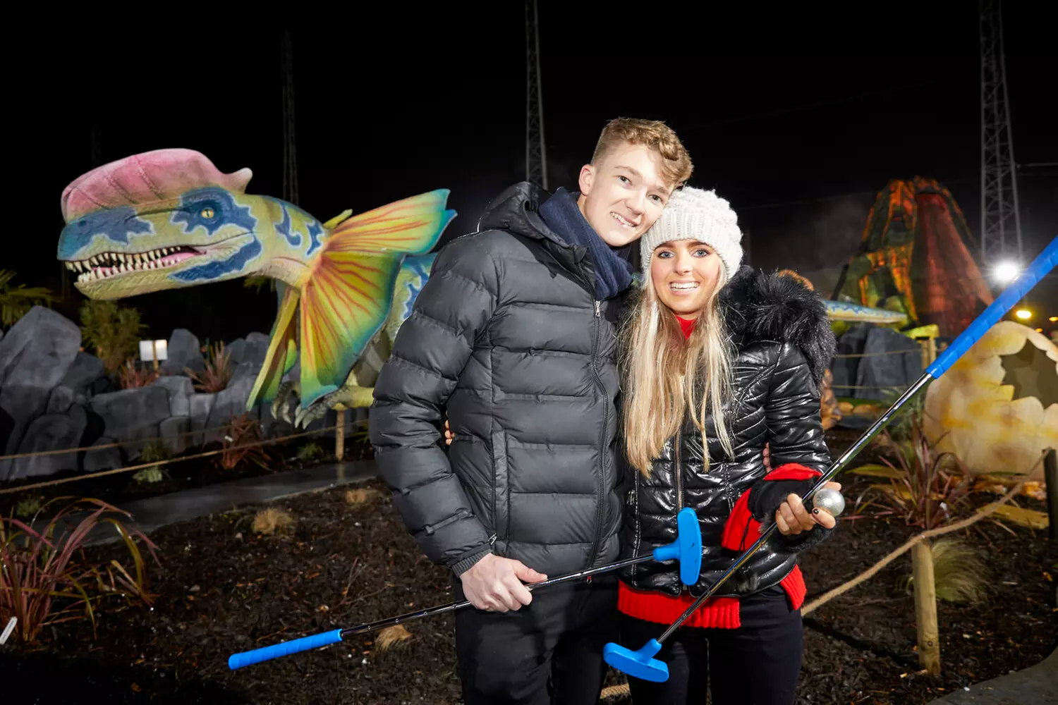 Adventure Golf Fun with Pizza and Drinks Included for Two