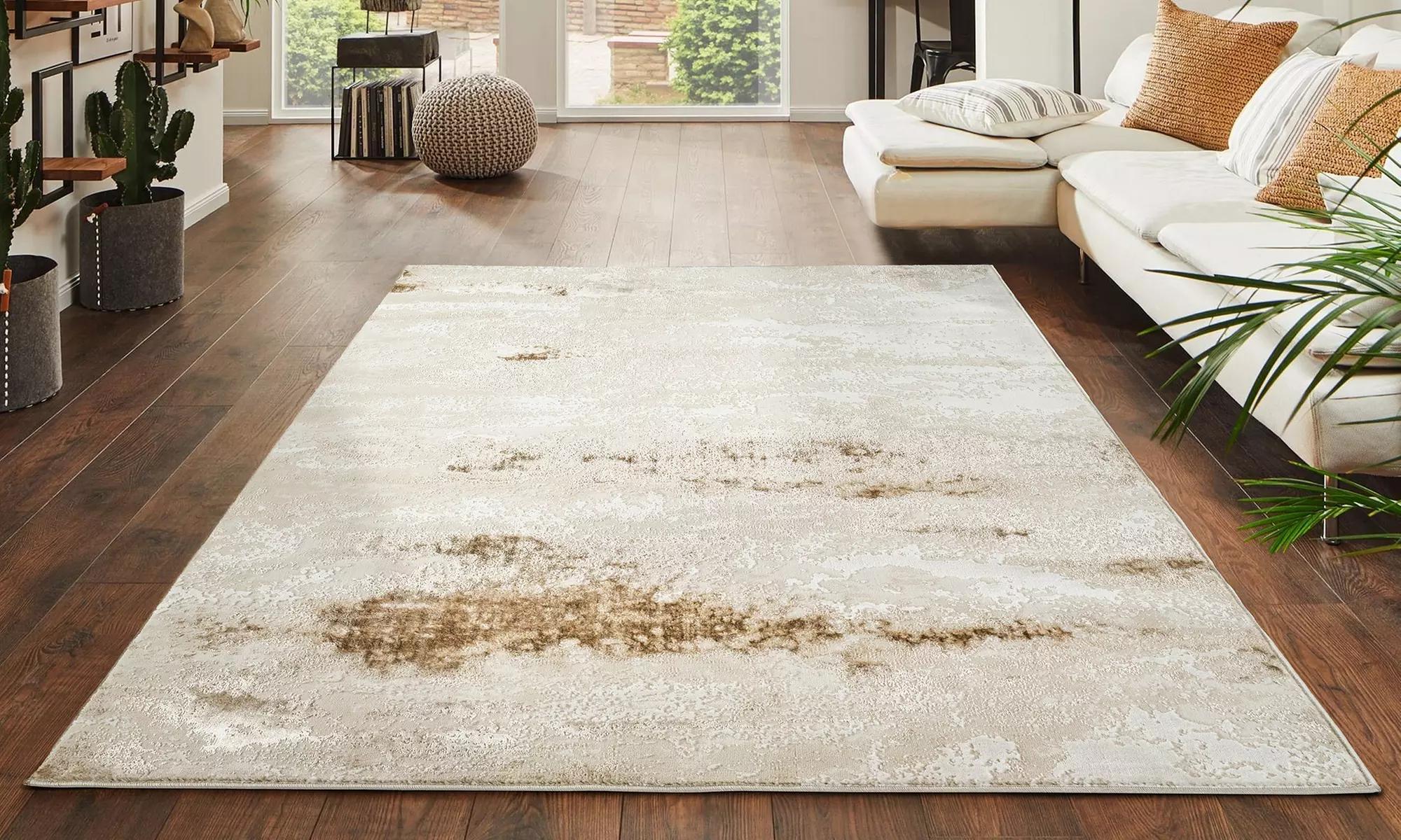 Modern Abstract Emperor Contemporary Thick Rug