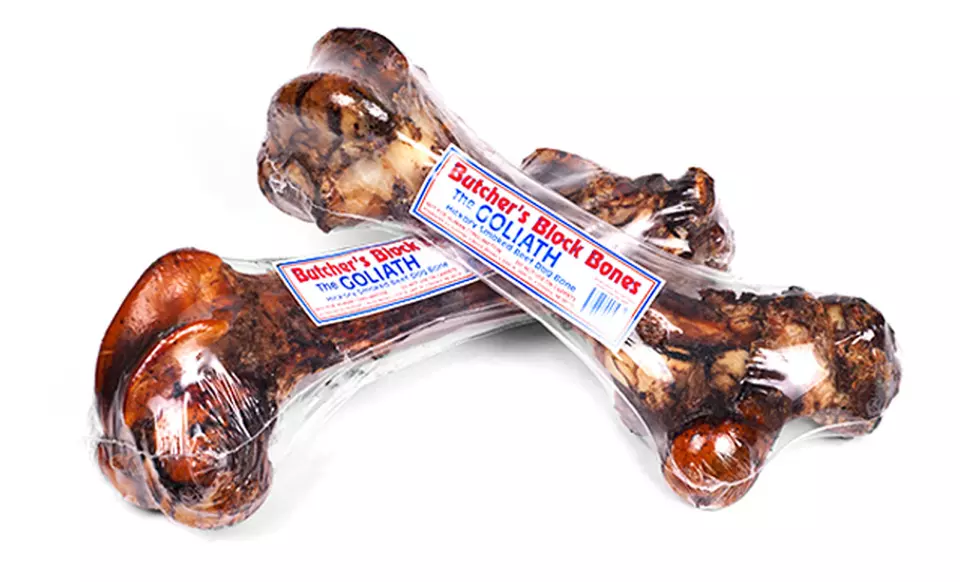Butcher's Block Bones Goliath Dog Bone. Free Returns. - Second Medium