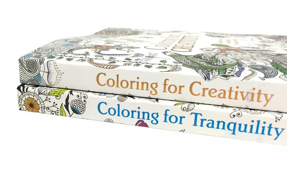 Inspired to Color Books for Adults (Bundle of 2) - Second Medium