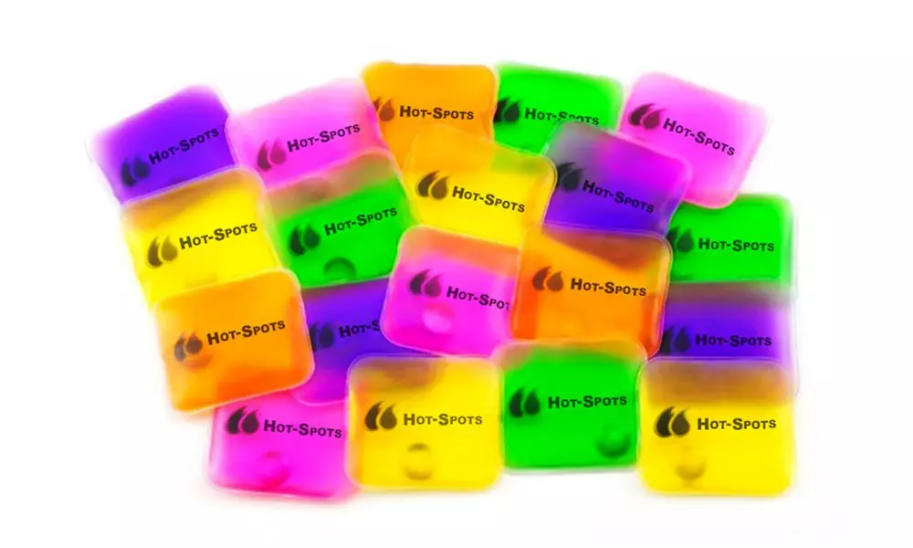 5-Pack of Instant Hot-Spots Reusable Hand Warmers - Primary Image