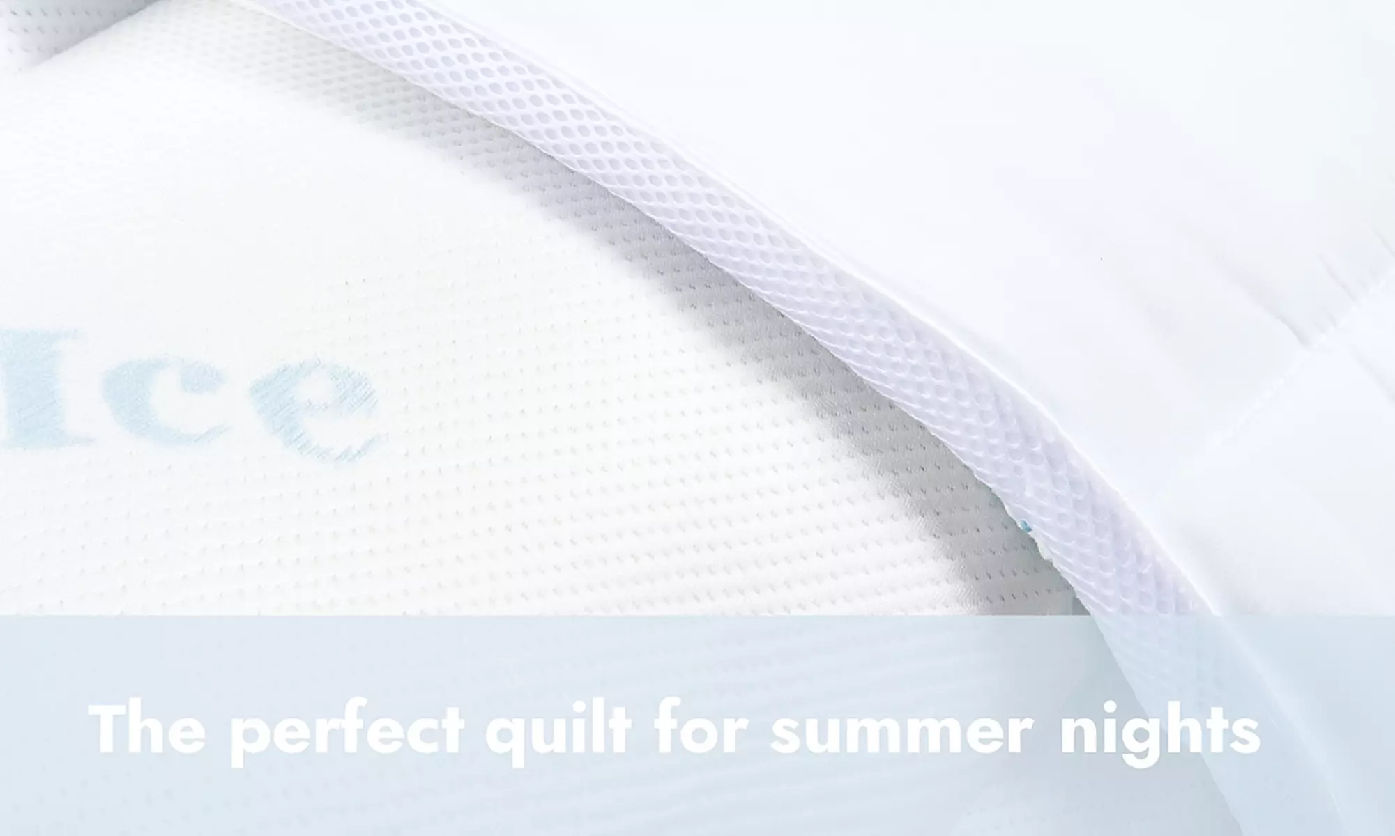 Piumone estivo 100% microfibra, fibre rinfrescanti Ice Cool