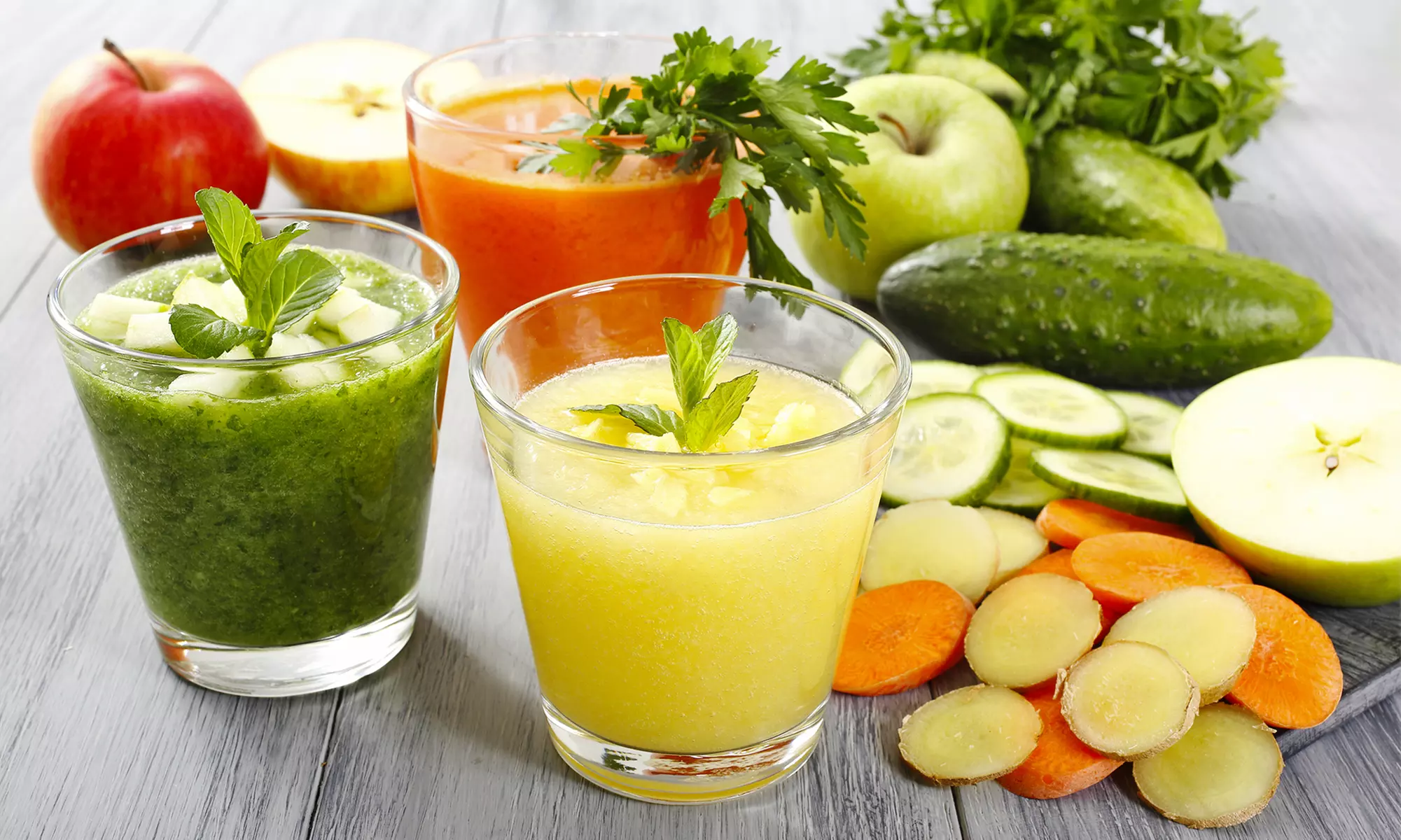$12 for Two vouchers, Each Good for $10 Worth of Juices, Smoothies, and Wraps at YoYo Juice ($20 Value) - Primary Image