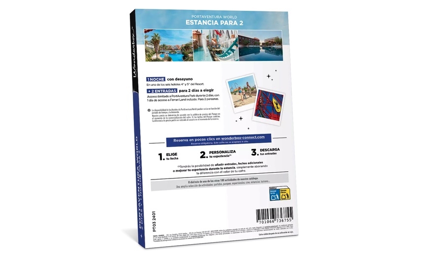 Image 10: Cofre canjeable por acceso ilimitado a PortAventura con opciones extra