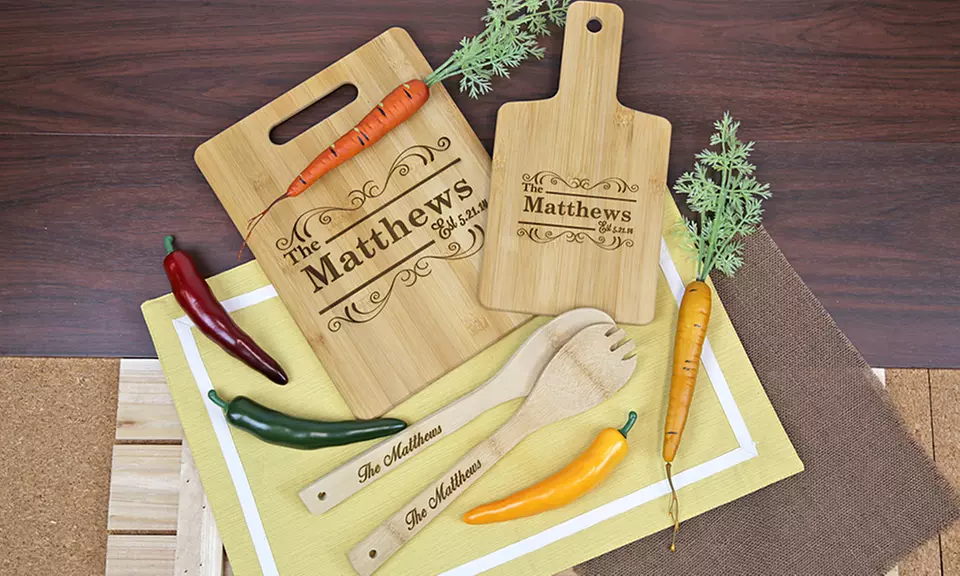 Personalized Bamboo Kitchen Utensils by Monogram Online (Up to 75% Off) - Primary Image