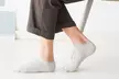 No Show Low Cut Ankle Mens Short Socks Casual Cotton Socks(5/10-Pack) - Second Medium