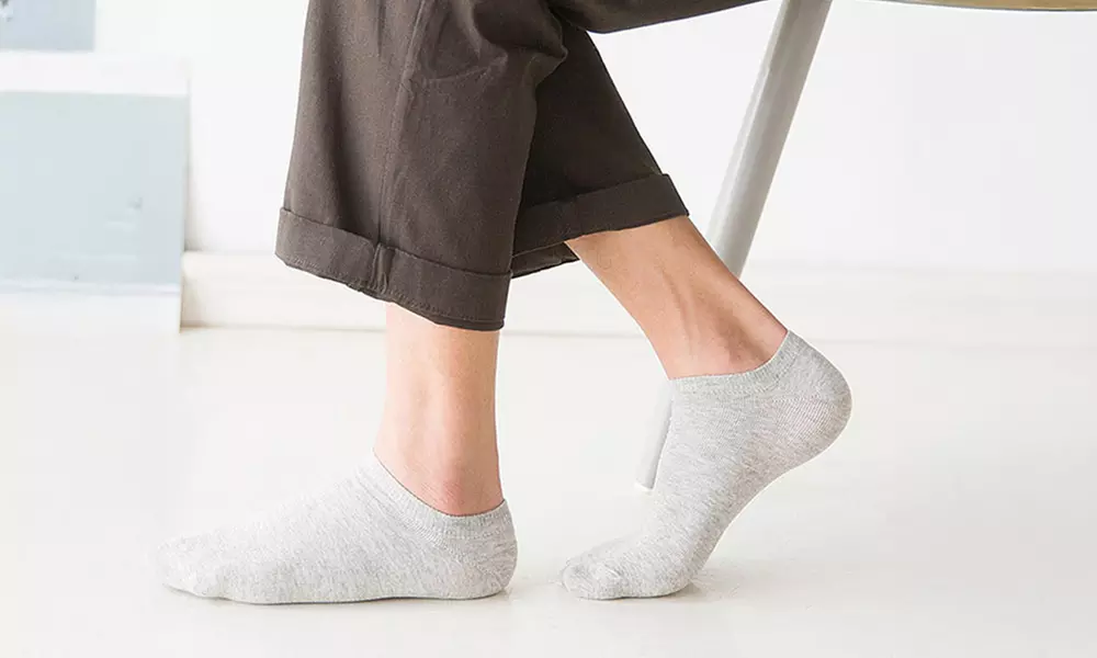No Show Low Cut Ankle Mens Short Socks Casual Cotton Socks(5/10-Pack)