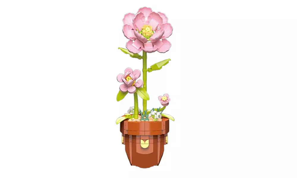 Topfblumen-Baustein-Set